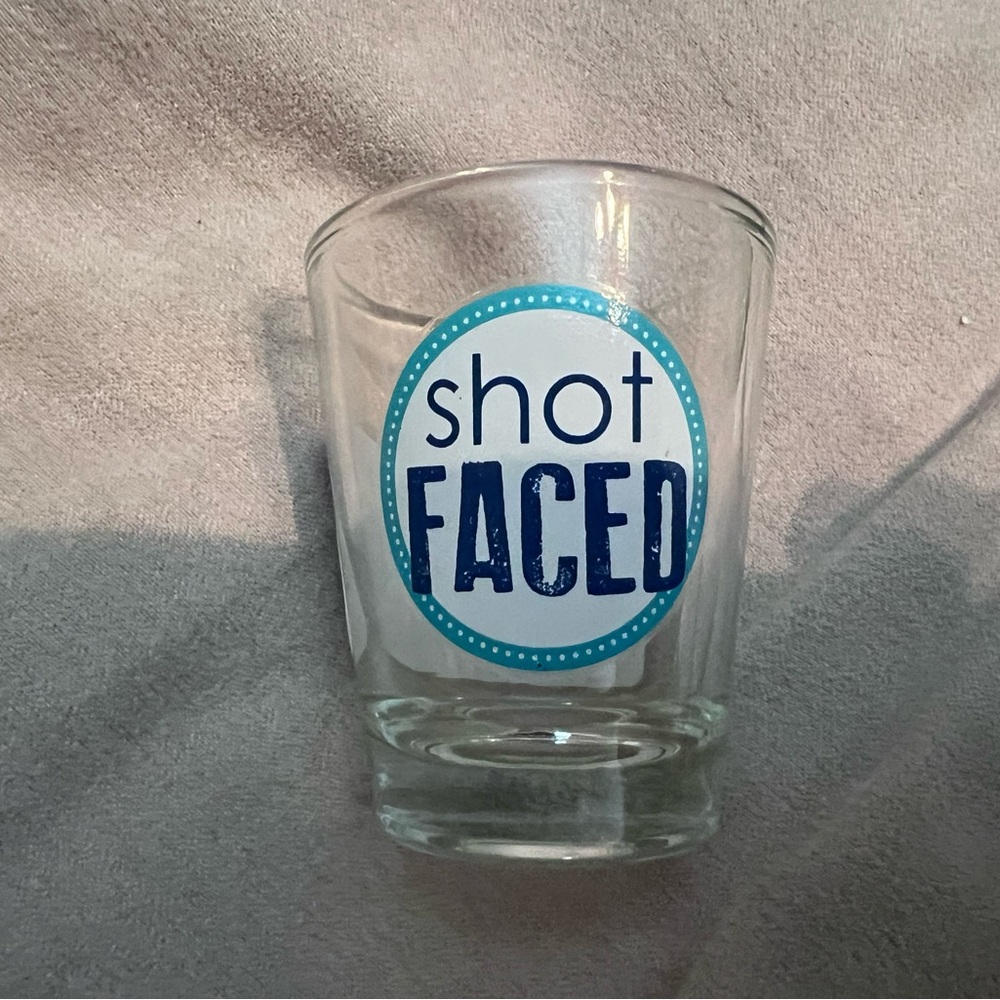 Shot Glasses Set Humorous Glasses ‘Shot Faced’ - Picture 2 of 4